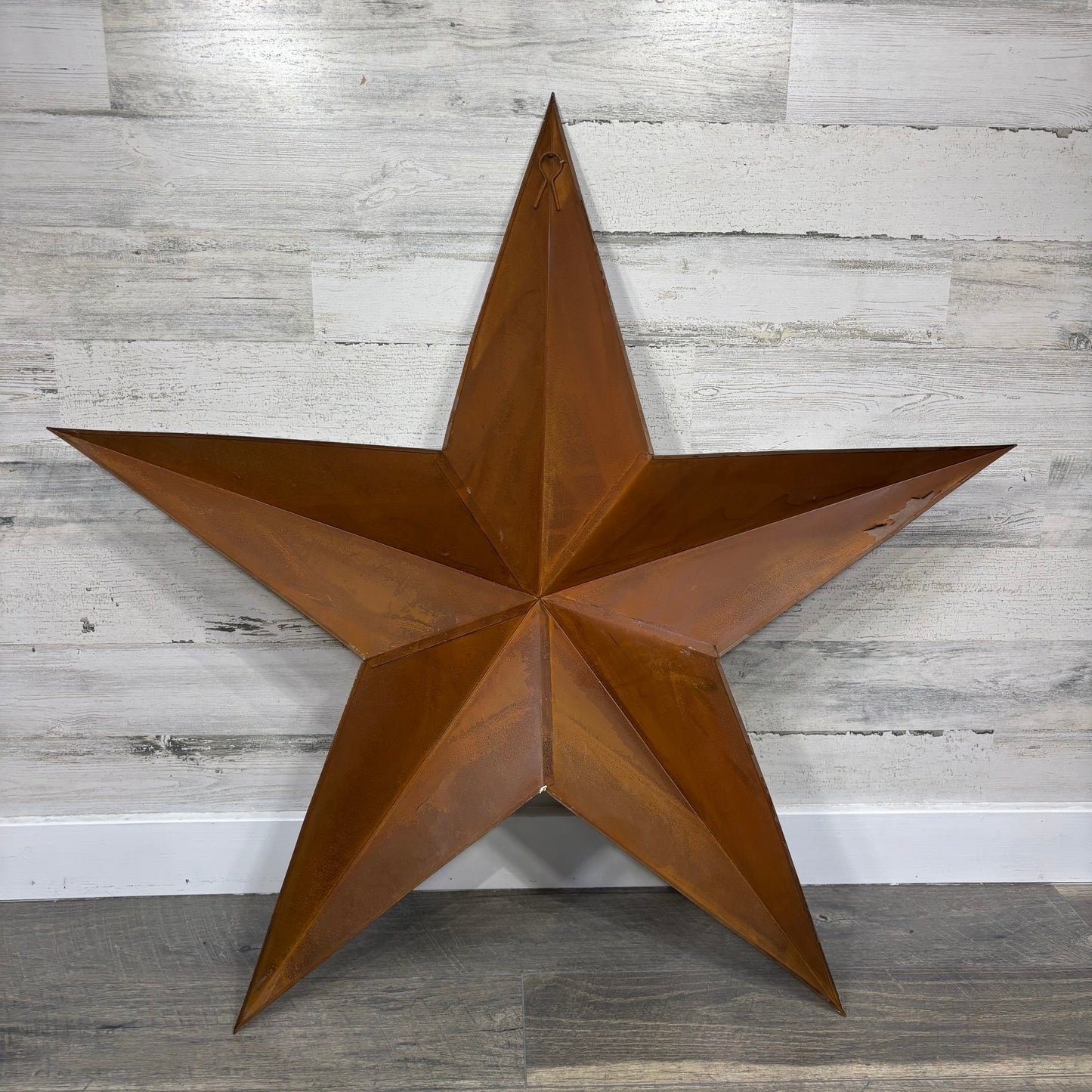 Large Rusty Metal Star Sign