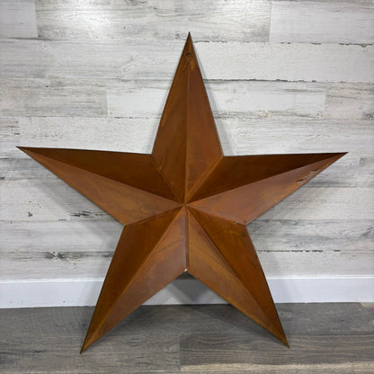 Large Rusty Metal Star Sign