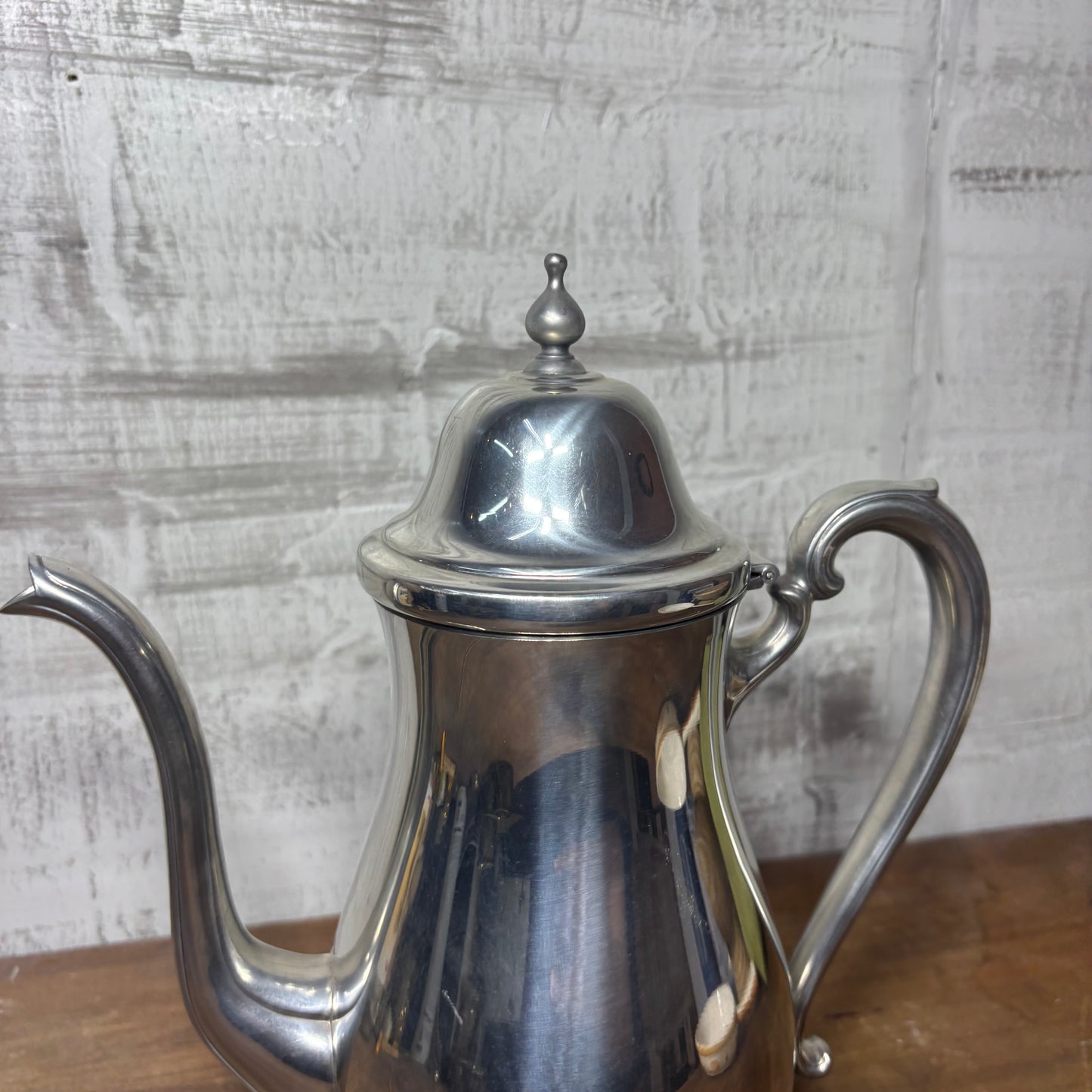 Vintage Silver-Plated Footed coffee/ Tea Pot