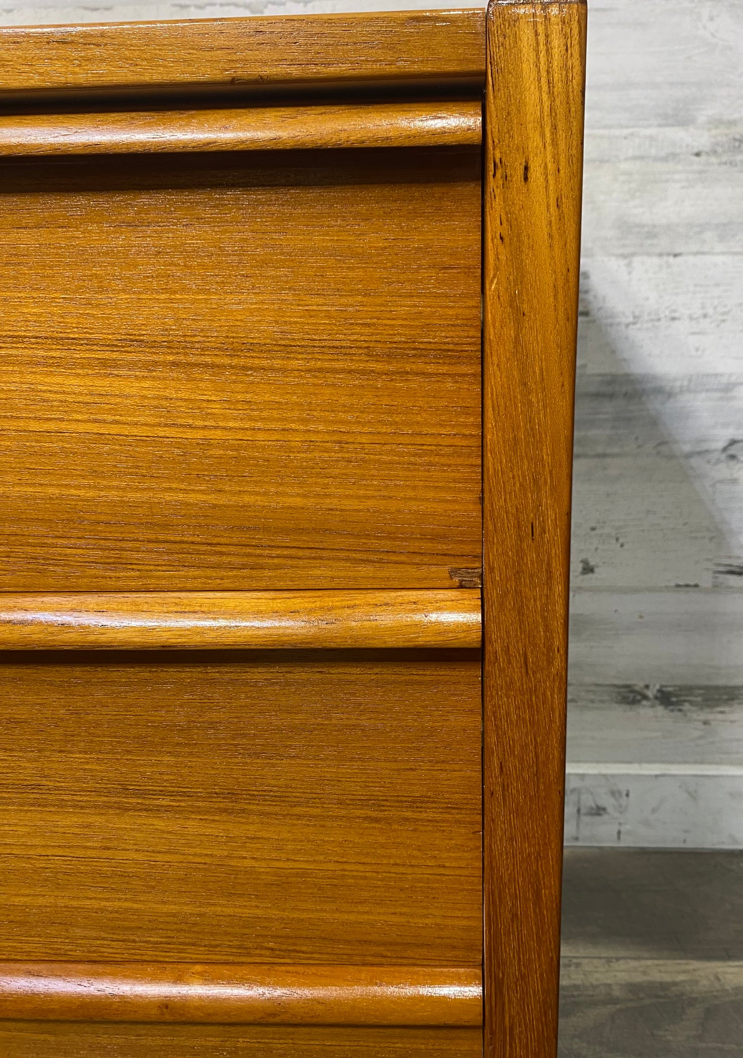 Danish Teak 2pc Dresser Set Jasper