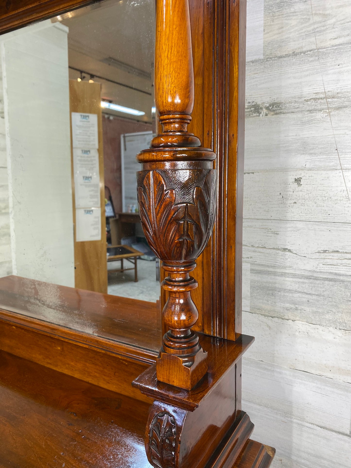 Late Victorian Antique Hutch Buffet