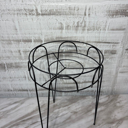Black Metal Tall Plant Stand