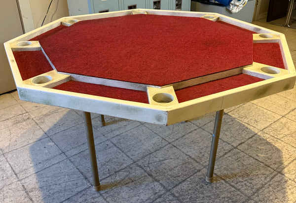 Poker Card Game Table Set