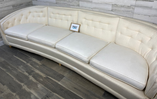 Mid Century Curved Sofa Couch