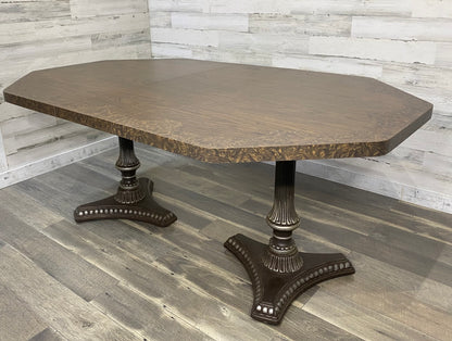 Mid Century Dining Set Green Chairs MetalCraft