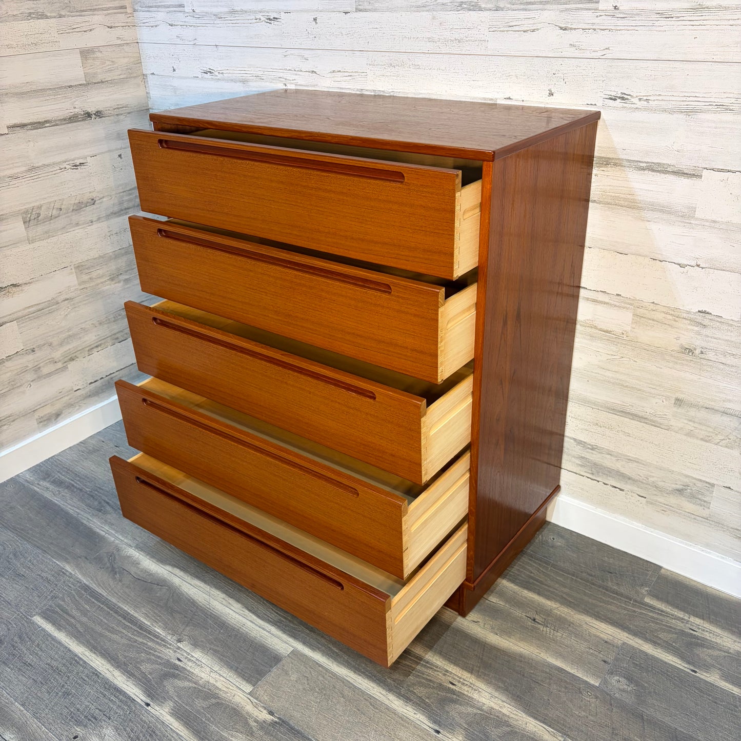 Mid Century Danish Teak Dresser