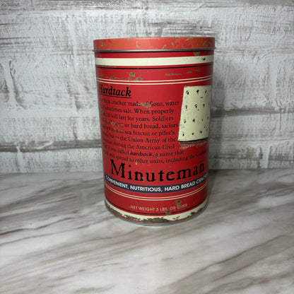 Minuteman Hardtack Crackers Tin