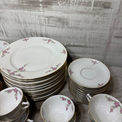 Vintage Rosalinda Heinrich (H&Co) Selb Bavaria Porcelain Dinnerware China Set