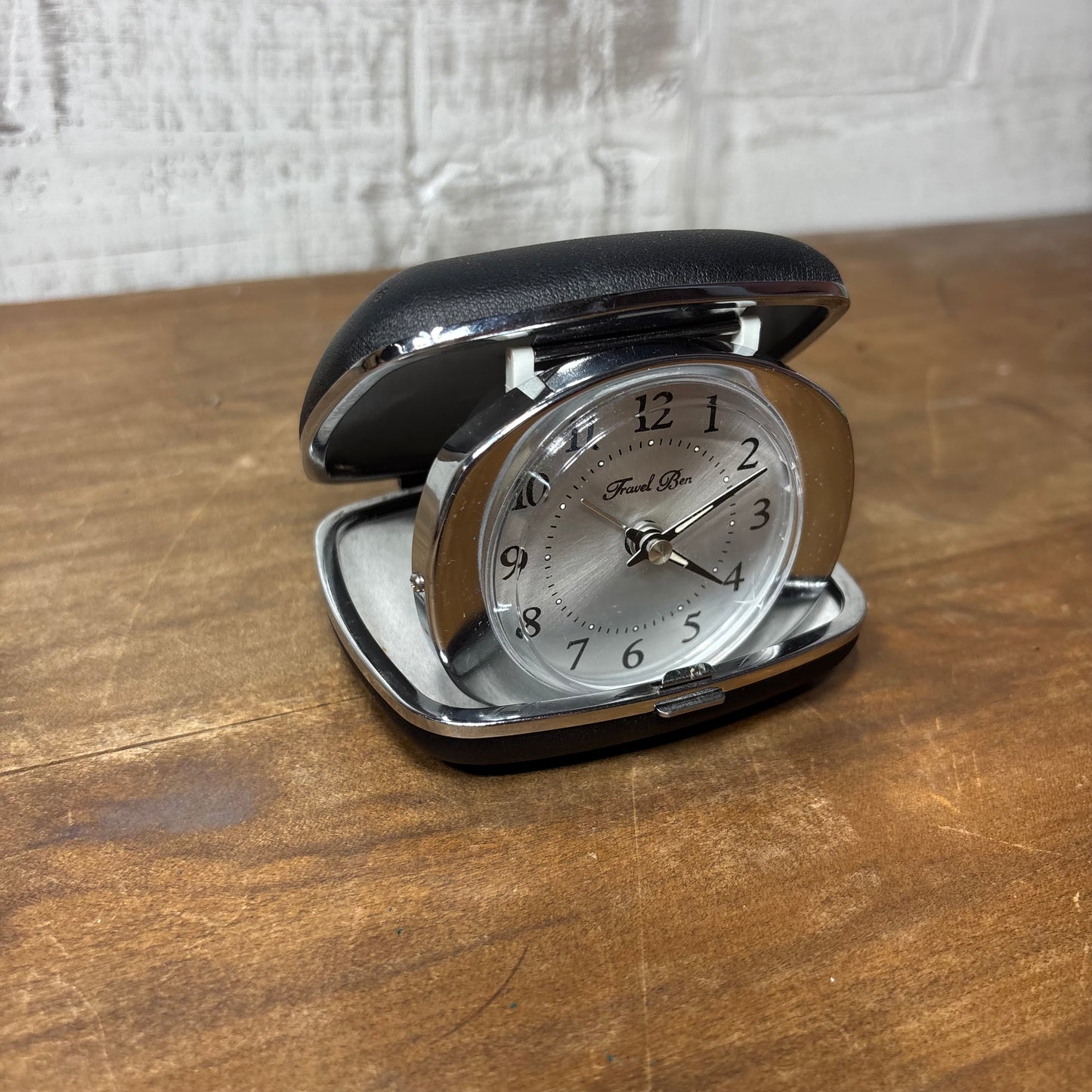 Vintage “Travel Ben” Travel Desk Clock W/ Black Case