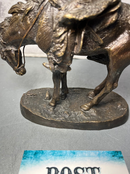 Fredric Remington Vintage Bronze “Northern” Statue