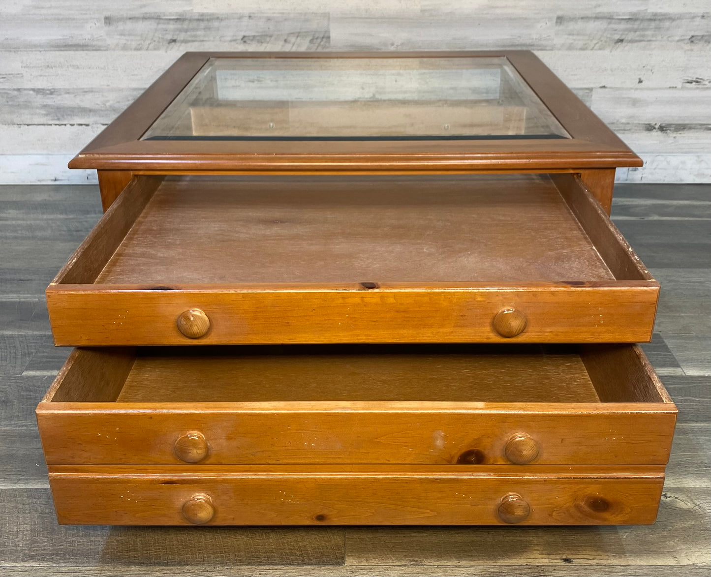 Coffee Table Shadow Box Storage