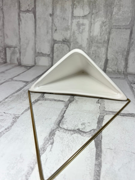 Ceramic Geometric Hanging Plant Holder