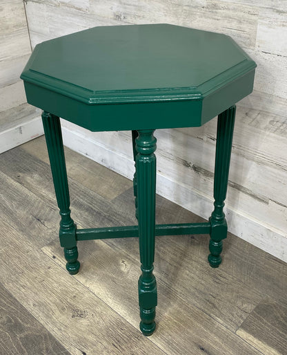 Antique End Table - Green