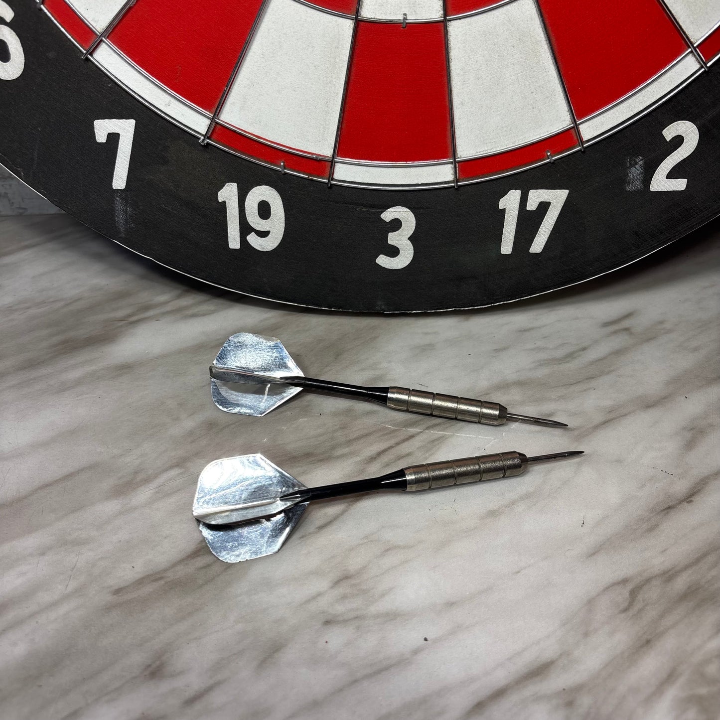 Vintage Double-Sided Baseball Dartboard
