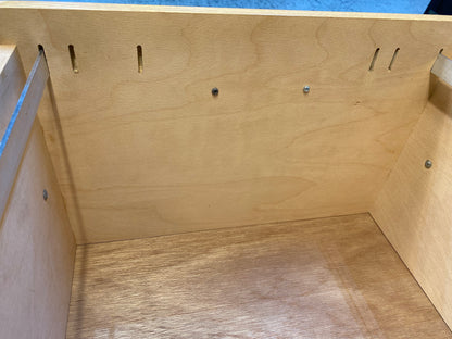 2 Drawer Oak File Cabinet