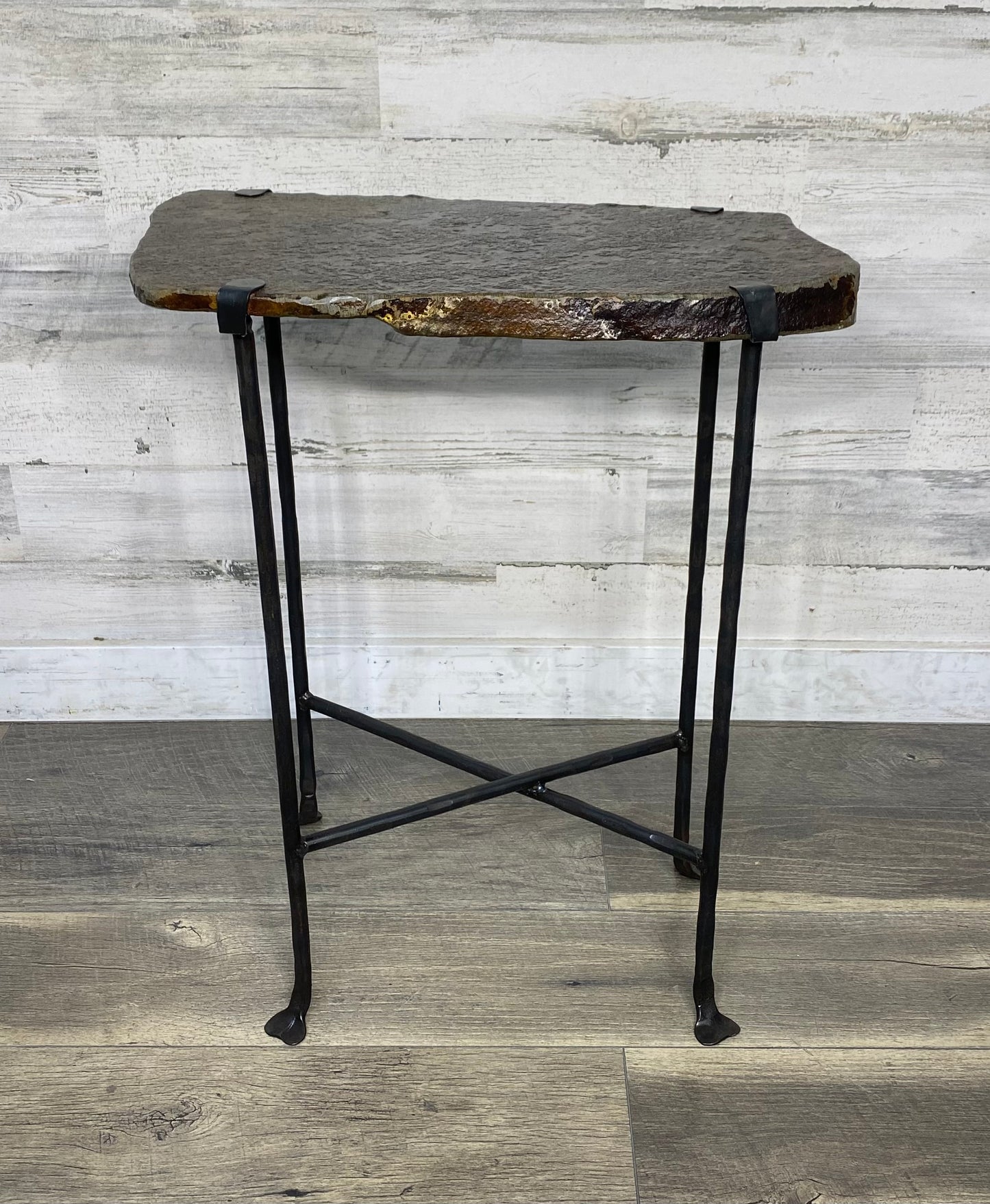 Montana Slate Top End Table