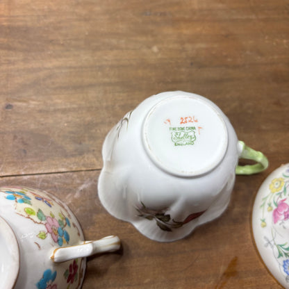 Vintage Teacup Set Of 4 #2