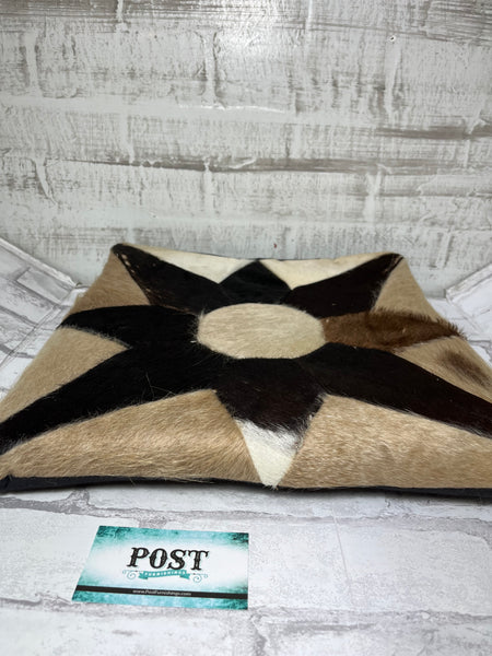 Western Cow Skin Seat Cushion