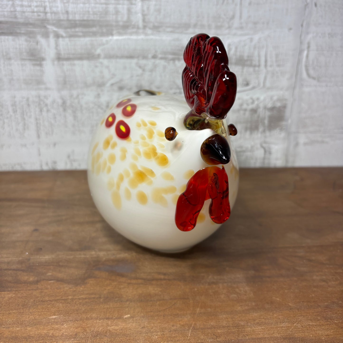 Murano Style Handblown Glass Chicken