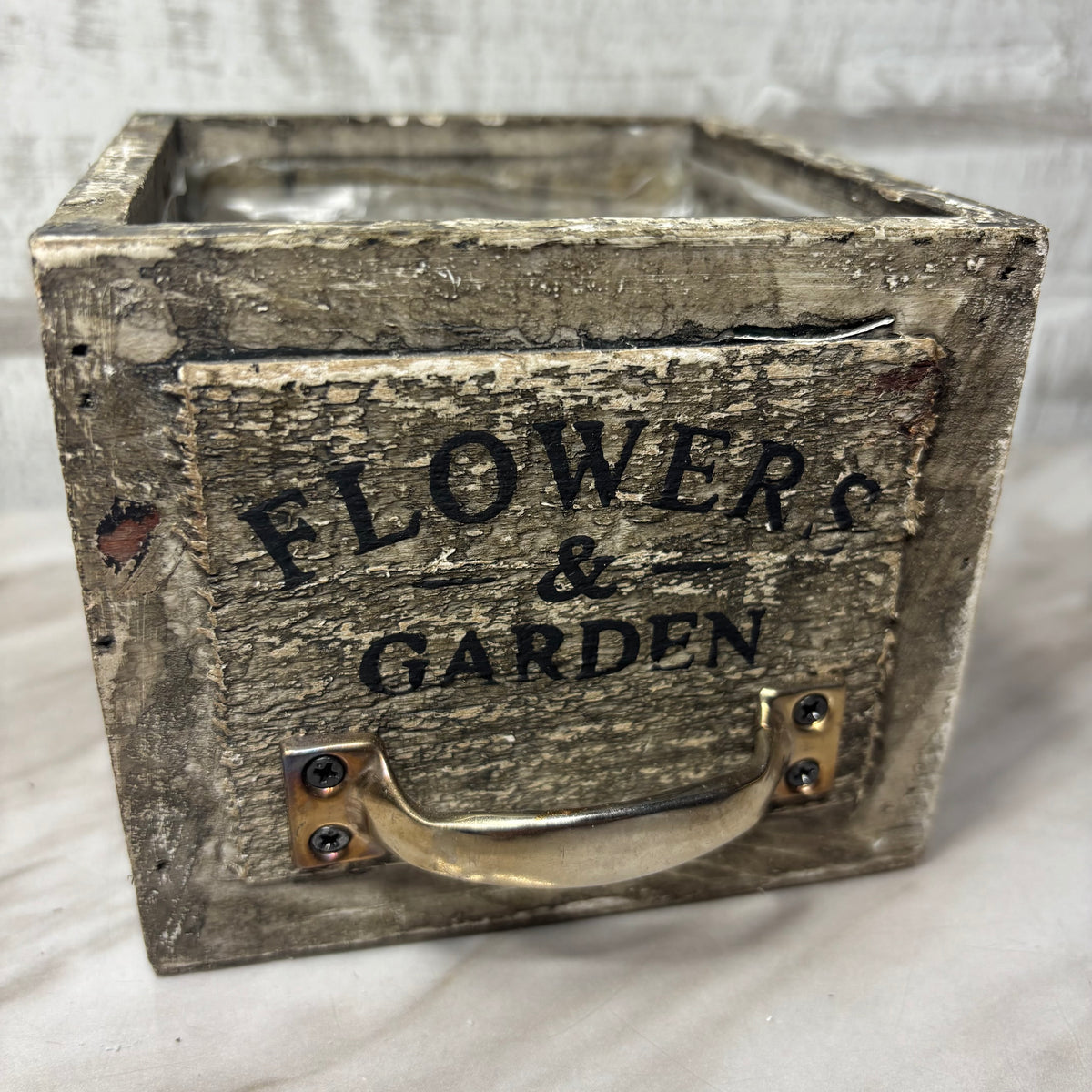 Rustic Square Planter