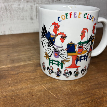 "Coffee Cluck" Chicken Large Mug