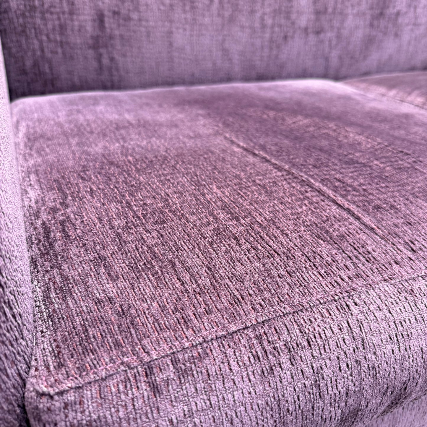 Set Of 2 Purple Loveseat Couches