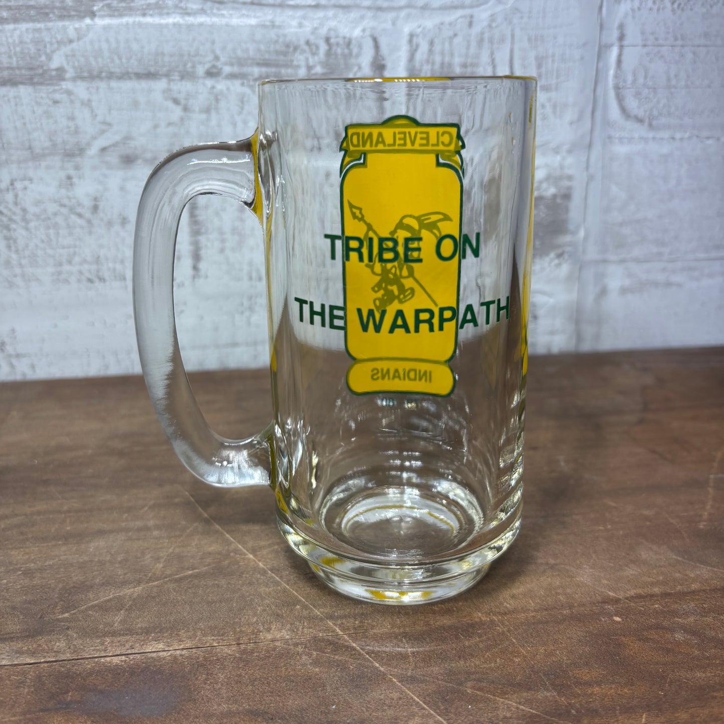 Vintage Cleveland Indians ‘79-‘80 Glass Beer Mug/ Stein