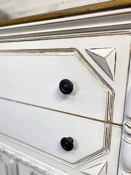 Antique White Buffet