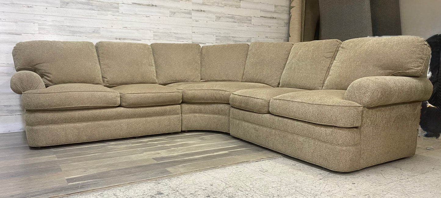 3pc Sherrill Sectional Sofa Couch