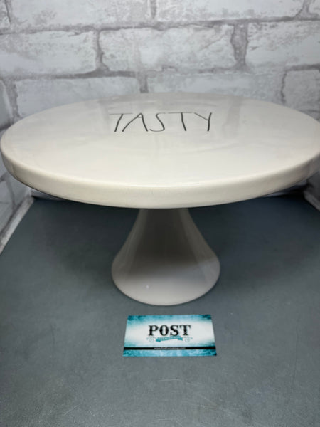 “Taste” Rae Dunn Ceramic Cake Stand