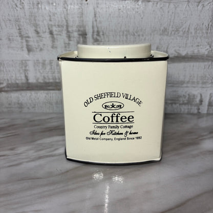 Old Sheffield Village Enamelware Coffee Canister