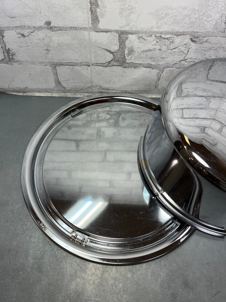 Vintage Stainless Steel Cake Container