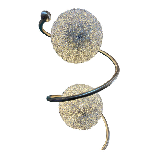 Orb Globe Swirl Table Lamp