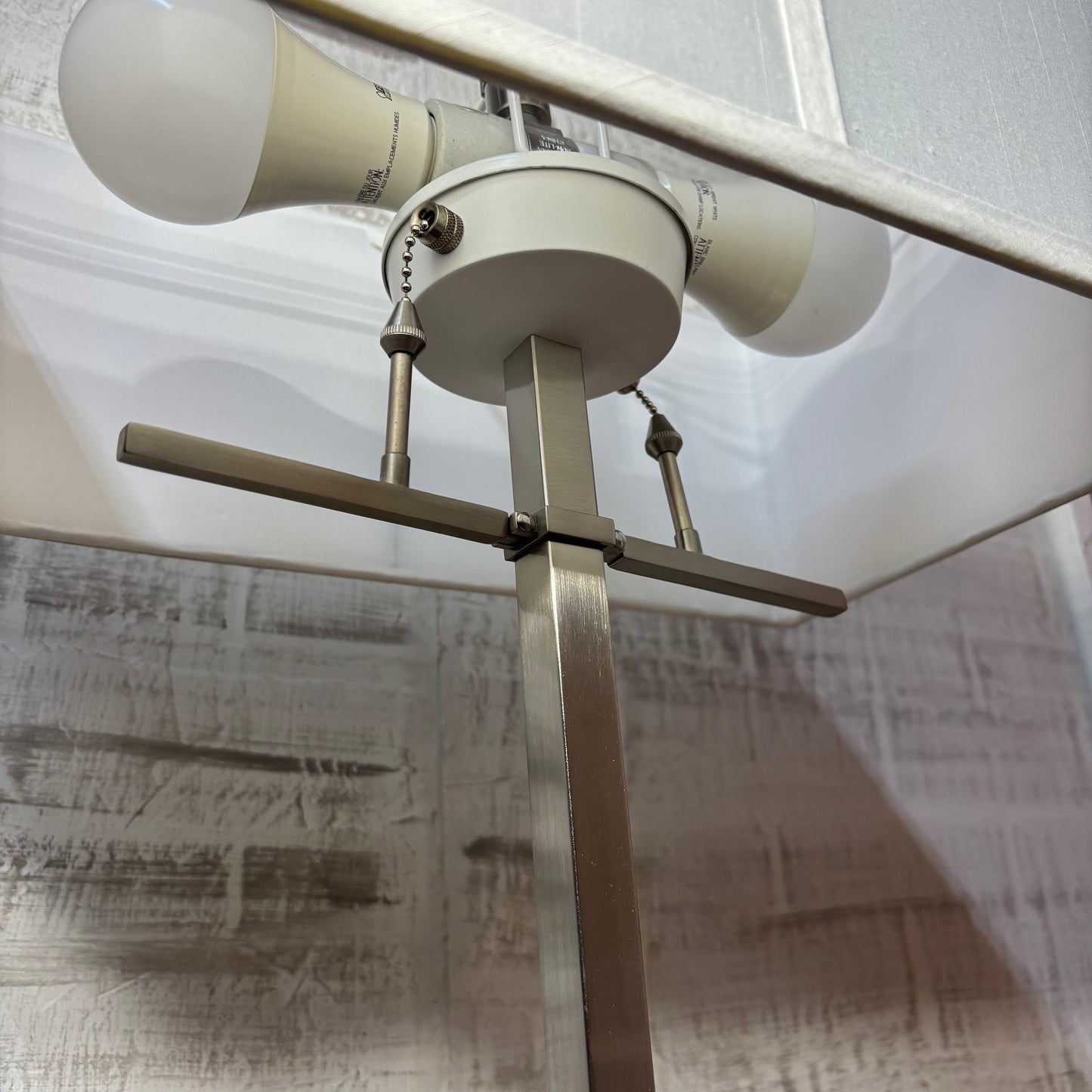 Two-Light Table Lamp with Shade