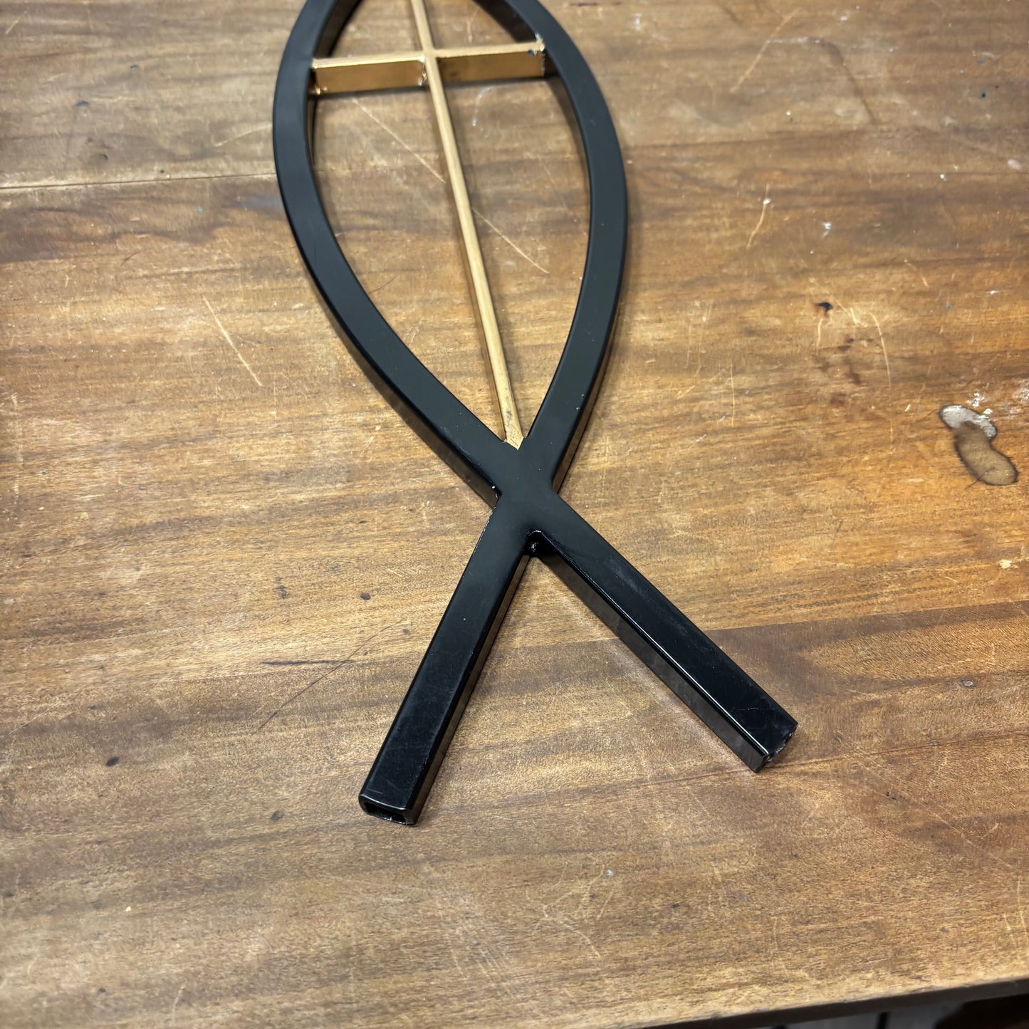 Ichthys (Jesus fish) Metal Wall Decor