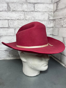 Caxton Burgundy Kids Cowgirl Hat