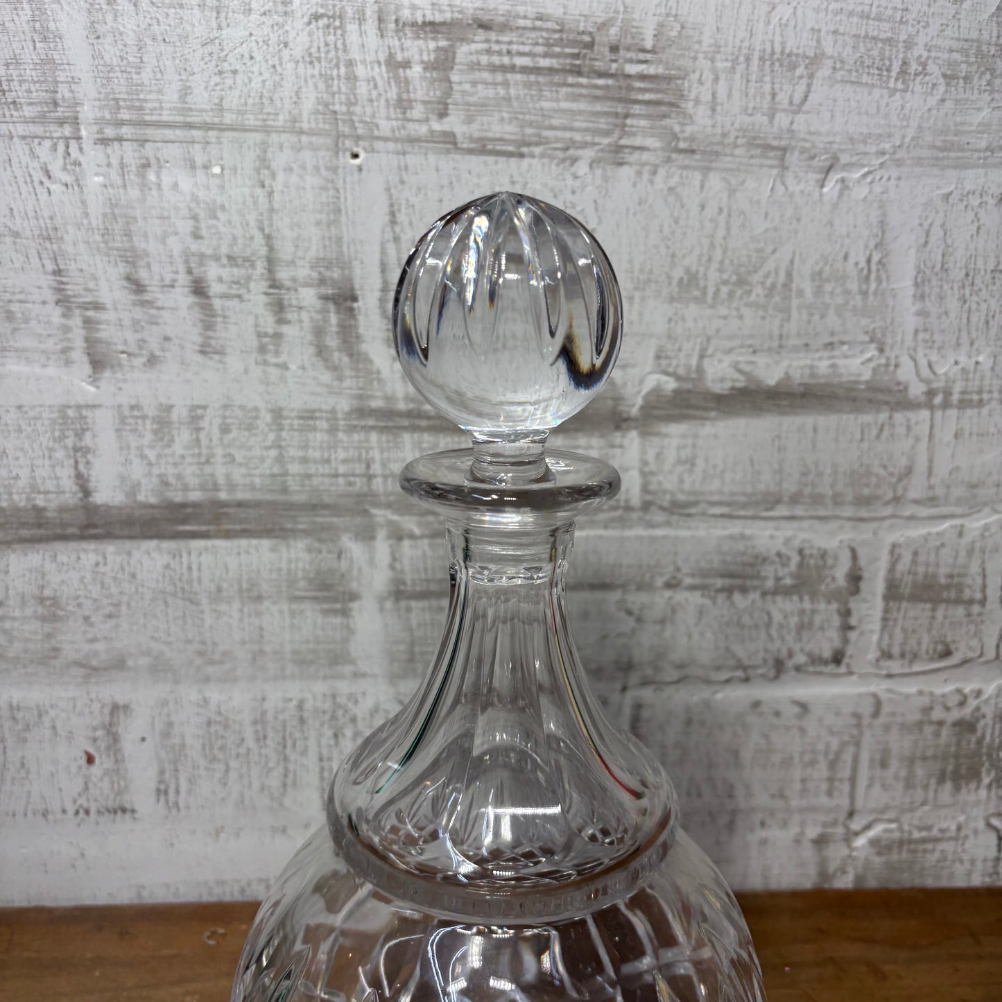 Round Crystal Glass Decanter