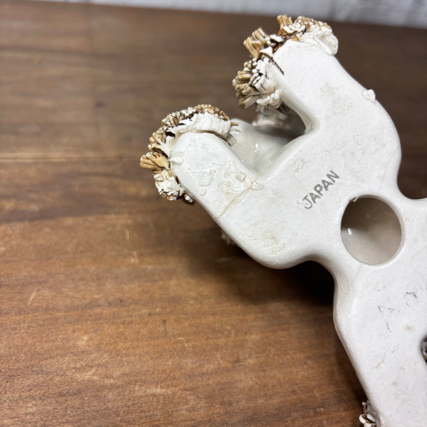 Vintage Spaghetti Dog Wearing A Hat Figurine