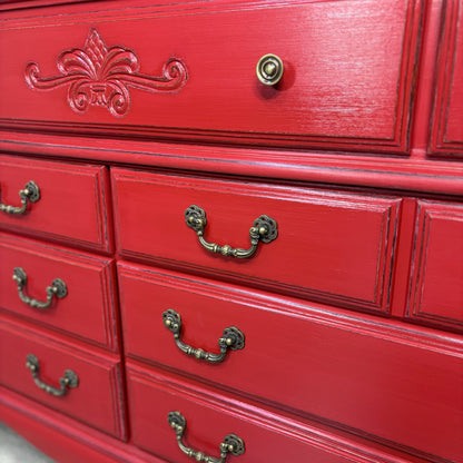 Barn Red Dresser Buffet