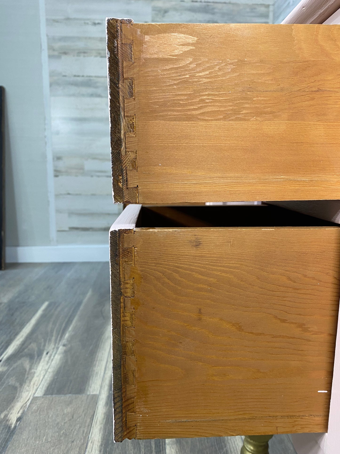 Antique Vanity Set Desk & Mirror