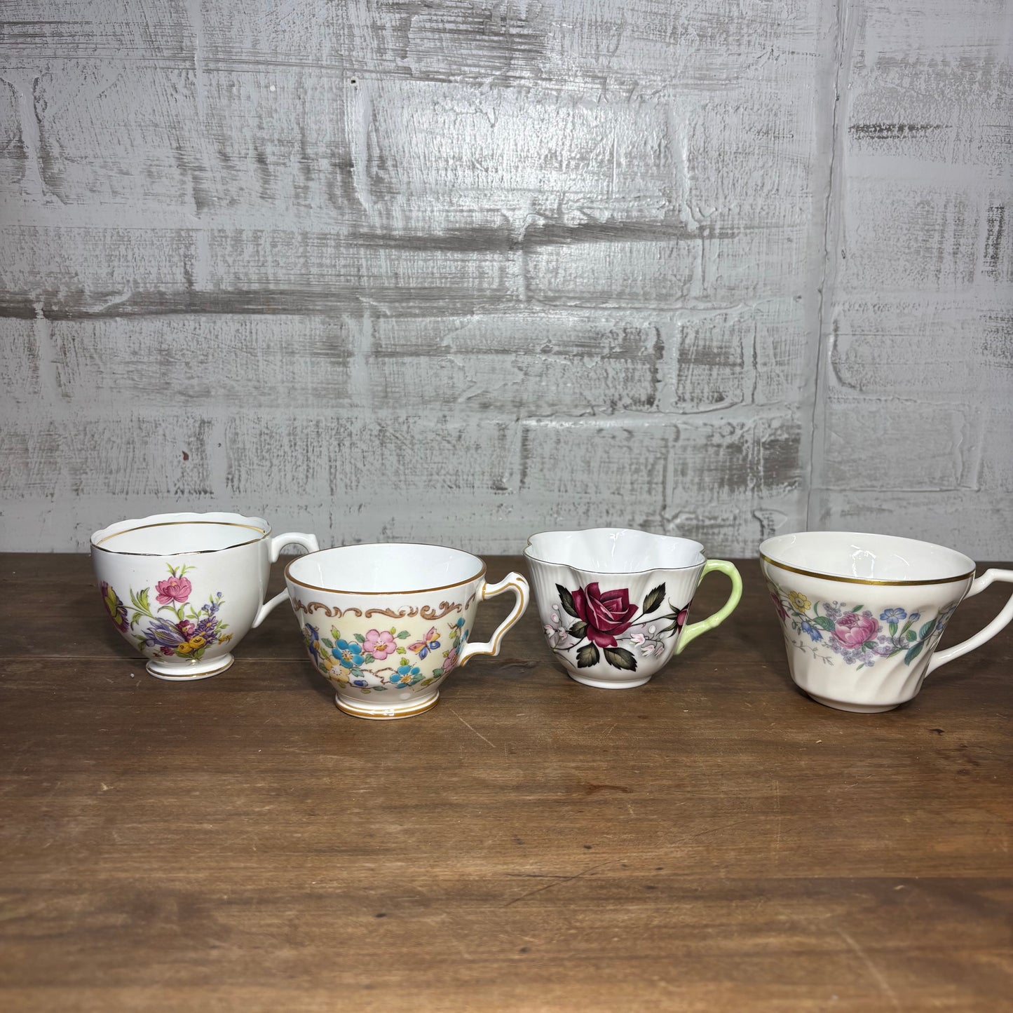 Vintage Teacup Set Of 4 #2
