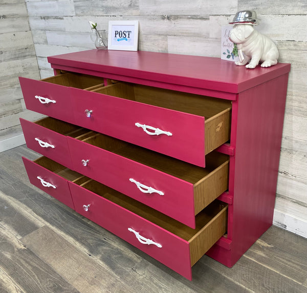 Hot Pink Barbie Dresser