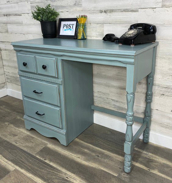 Blue Gray Desk