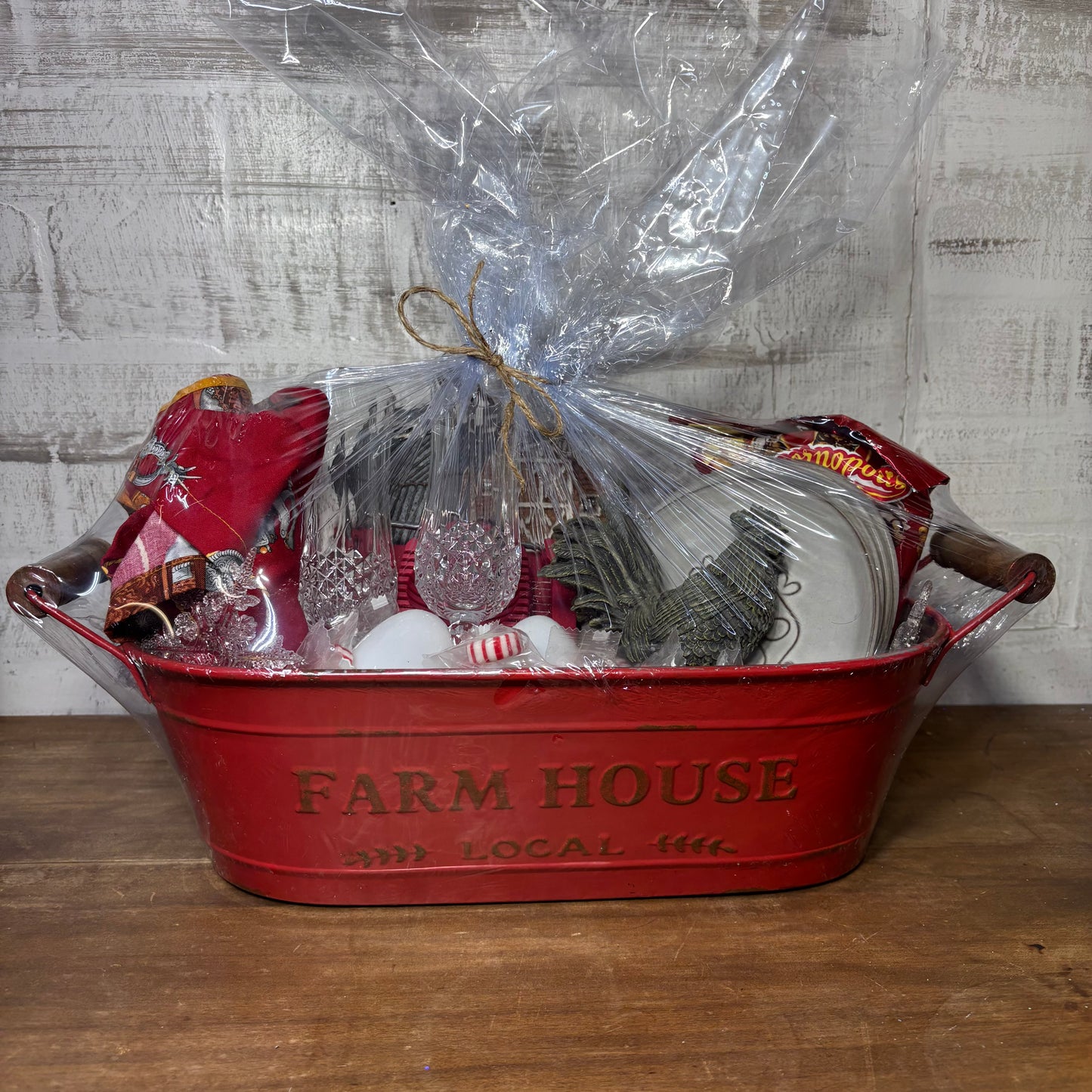 Farmhouse Theme Gift Basket