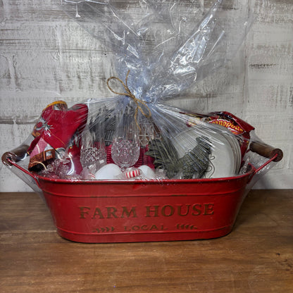 Farmhouse Theme Gift Basket