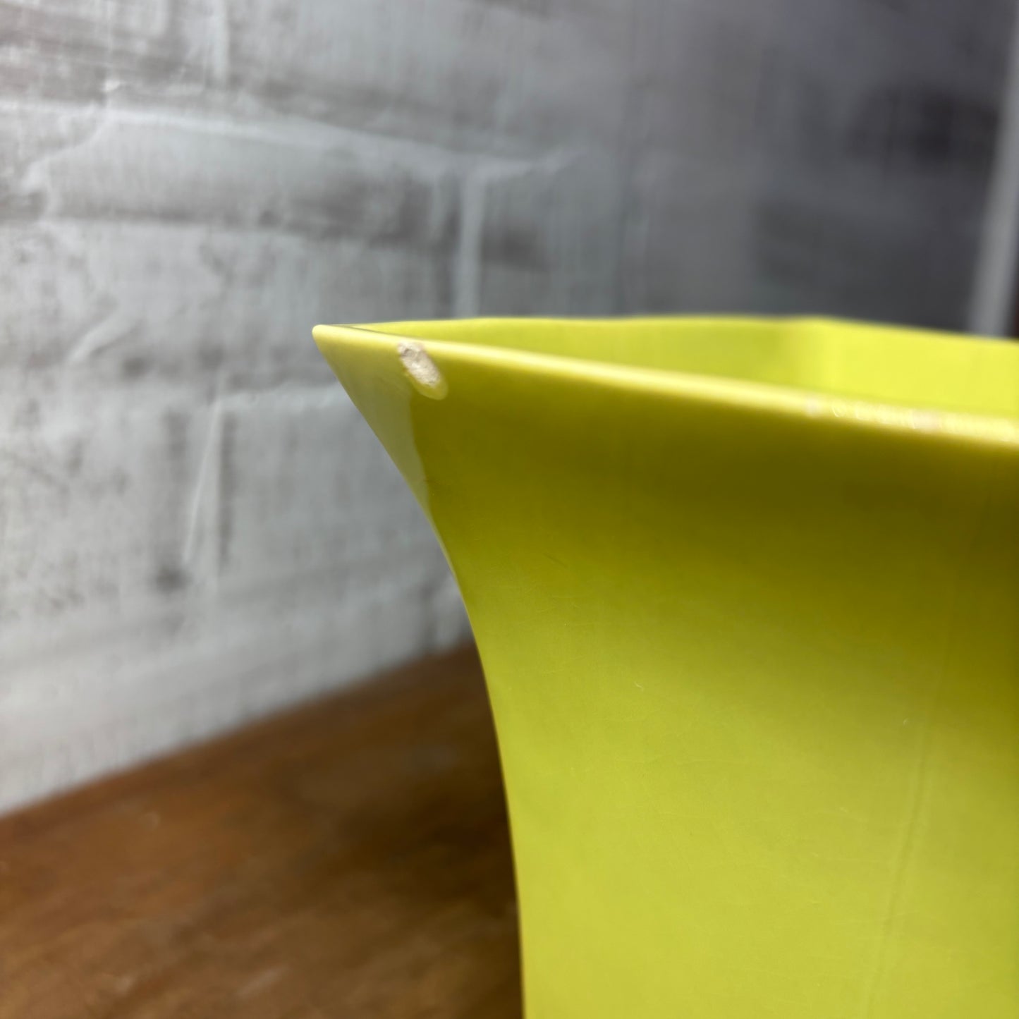 Vintage 1950s Claire Lerner Lime Green Vase