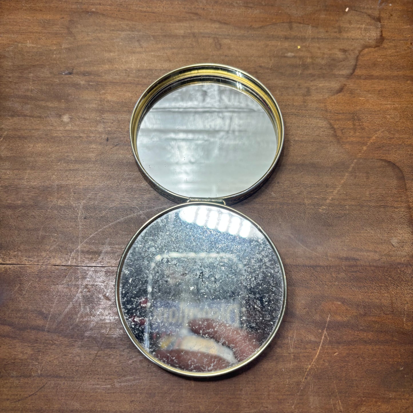 Vintage Folding Compact Mirror