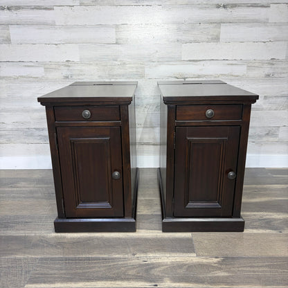 Set Of 2 Power End Tables/ Nightstands