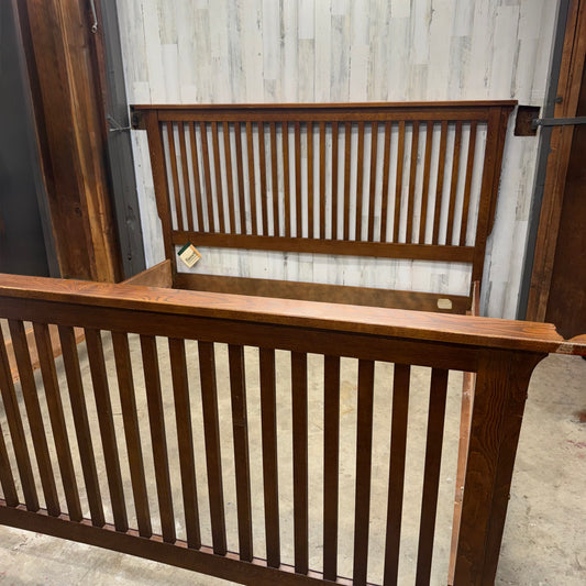 King Mission Style Bed Frame Bassett