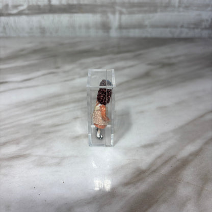 Vintage Jeannetta Kendall Handcrafted Dollhouse Miniature Figurine